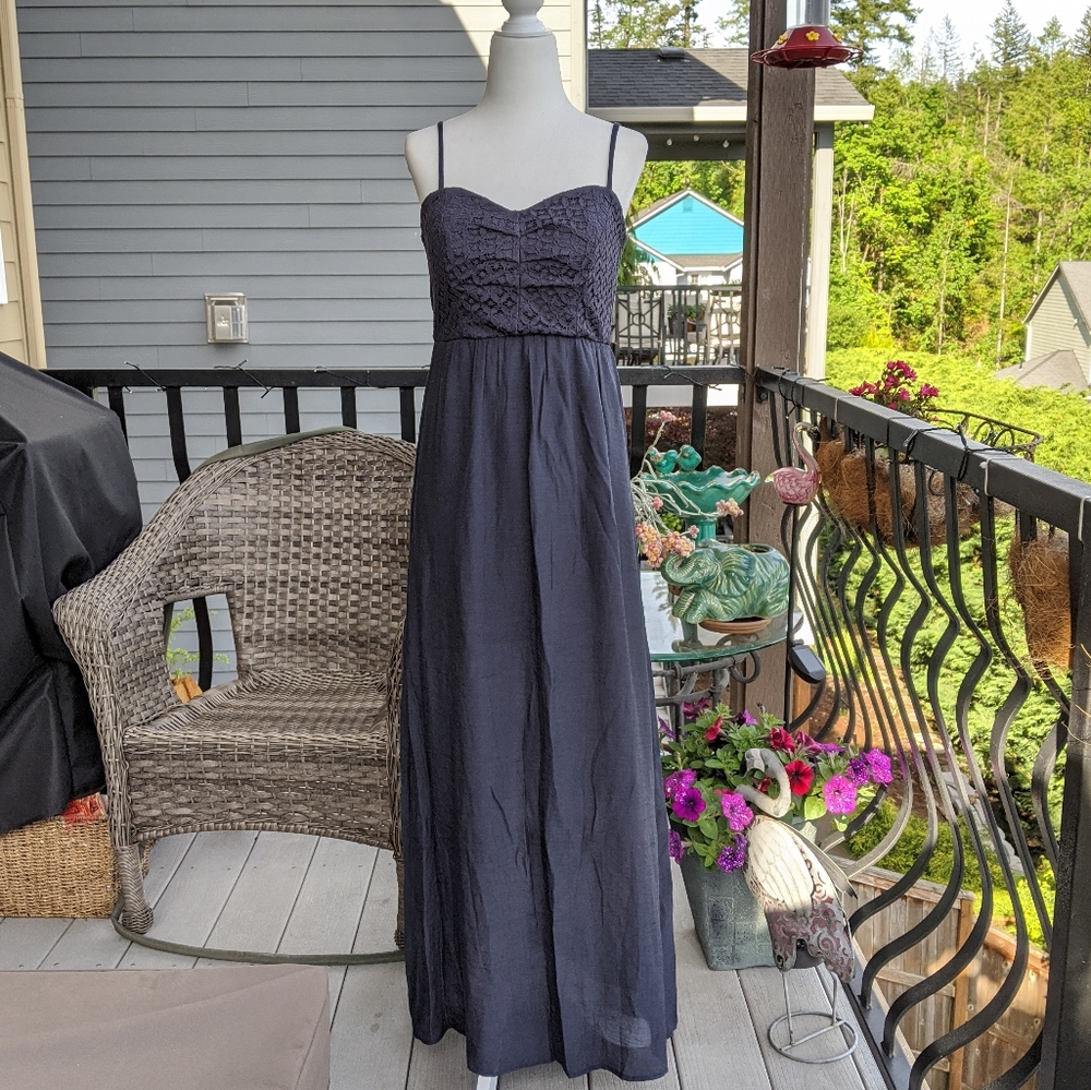 Navy Blue Maxi Dress